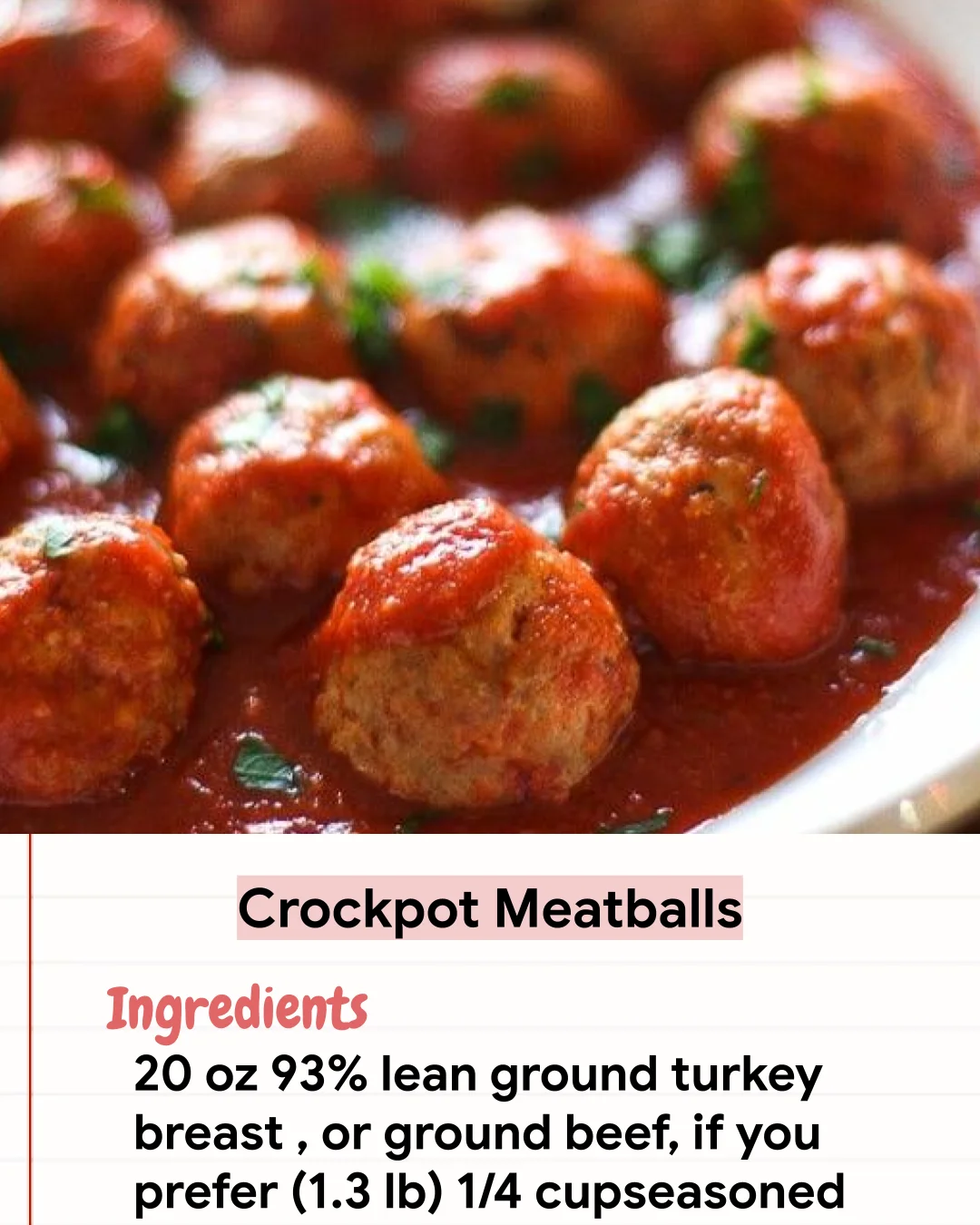Low Carb Recipe Crockpot Meatballs