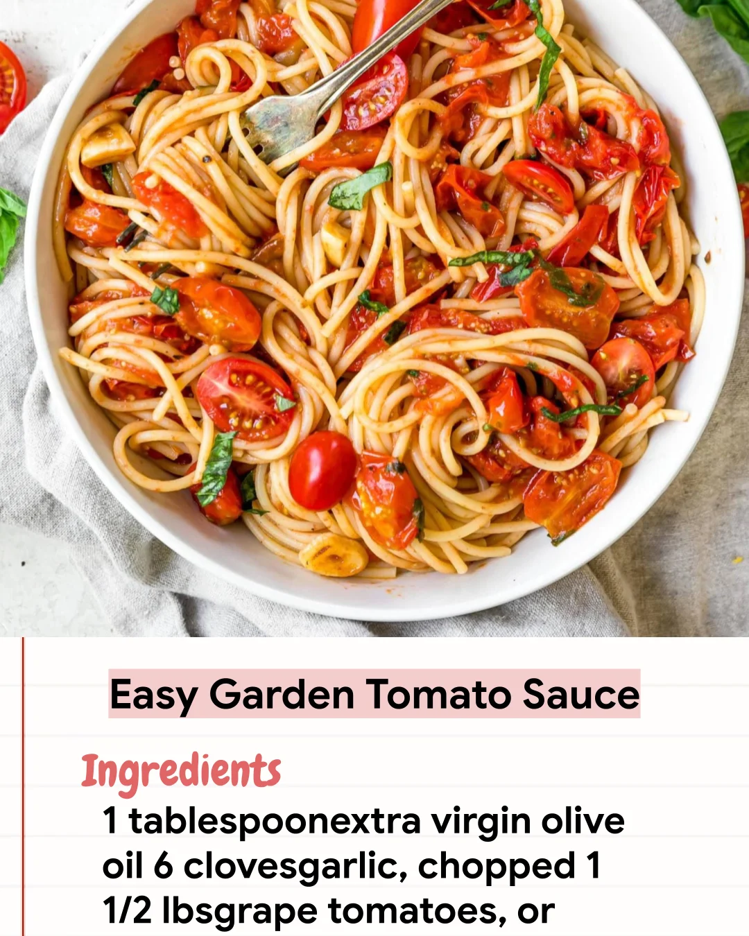 Low Carb Recipe Easy Garden Tomato Sauce