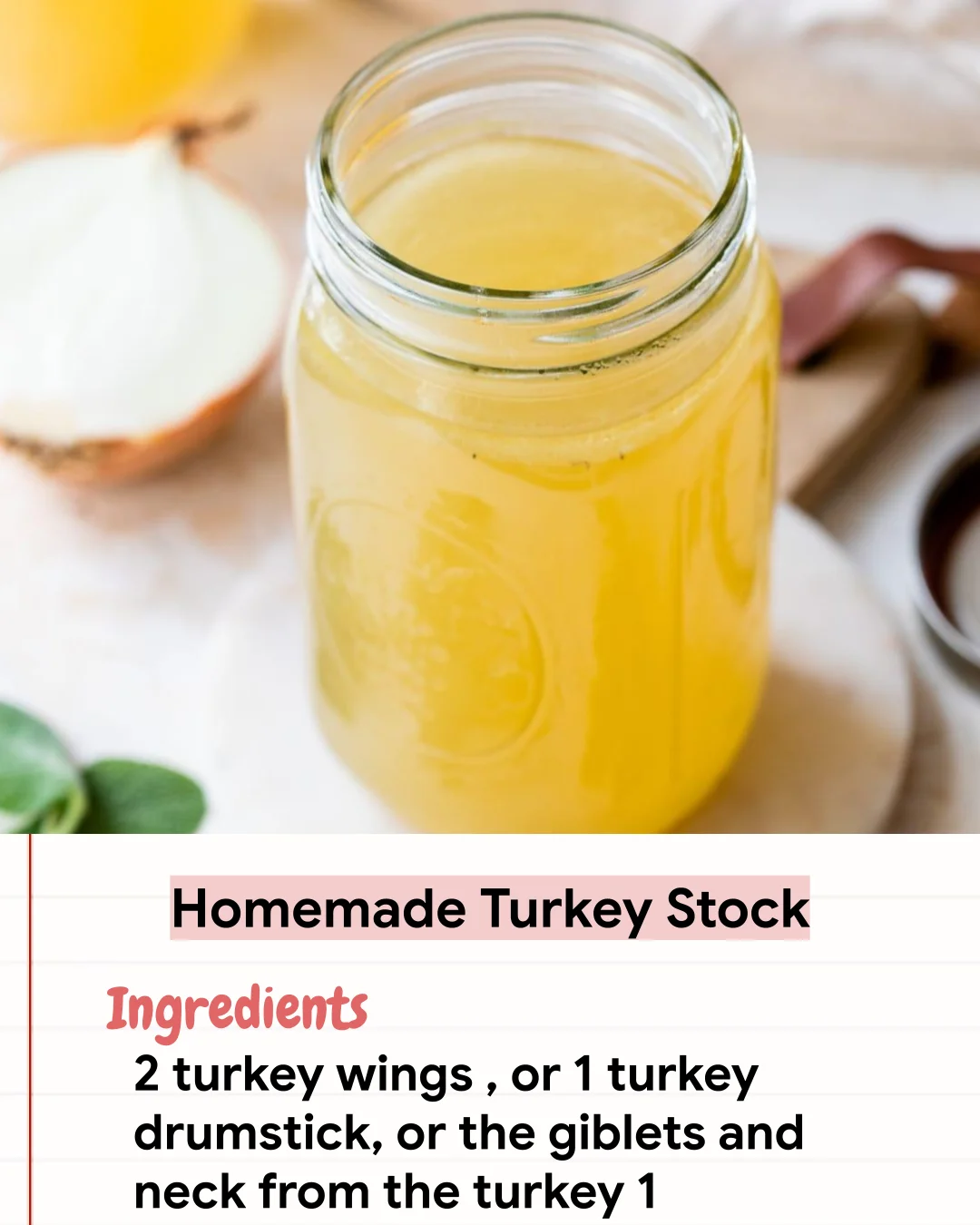 Low Carb Recipe Homemade Turkey Stock
