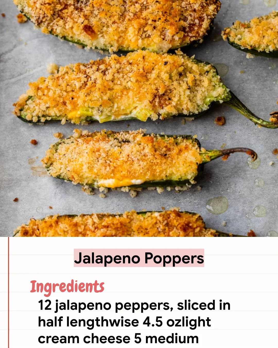Low Carb Recipe Jalapeno Poppers