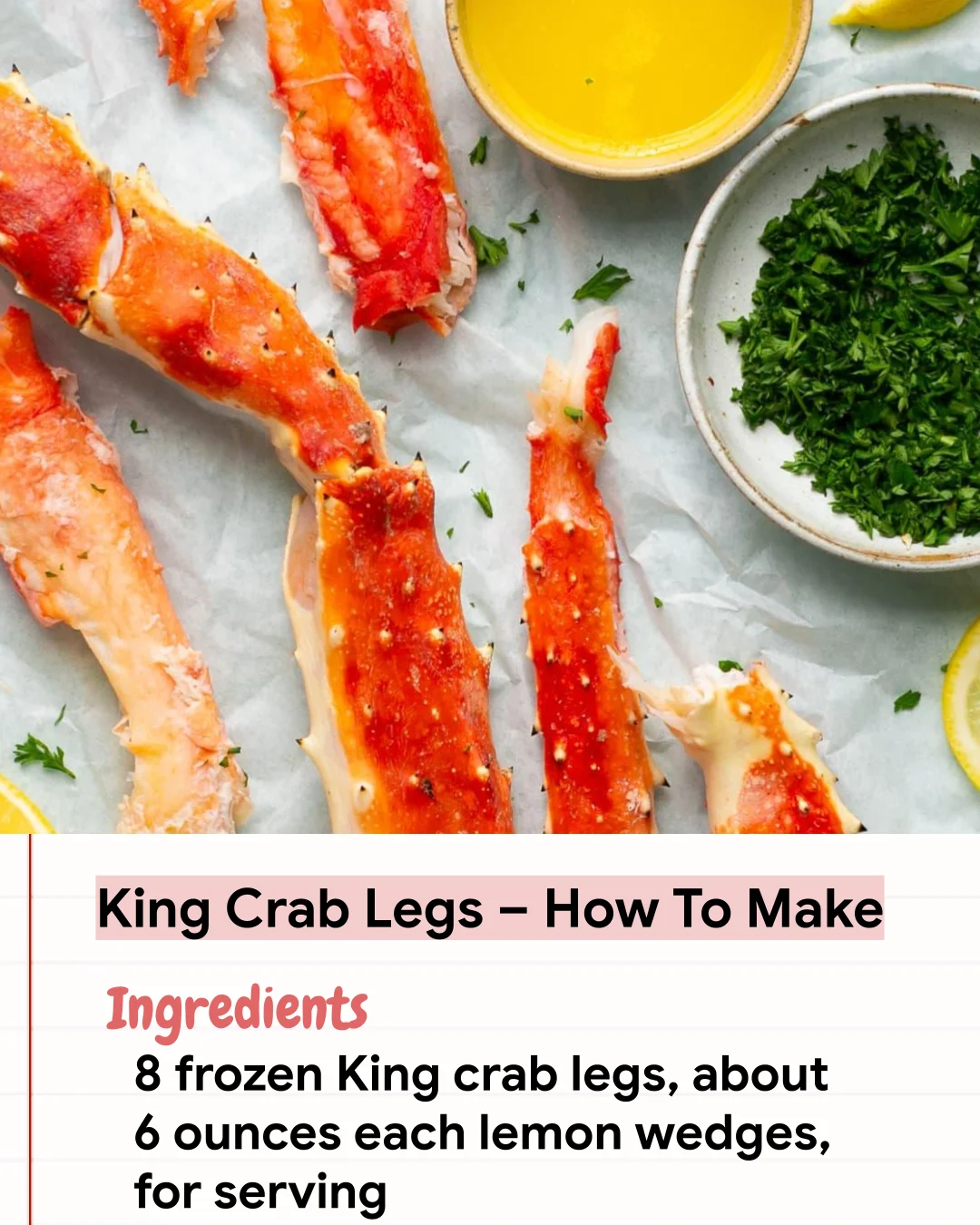 Low Carb Recipe King Crab Legs – How To Make