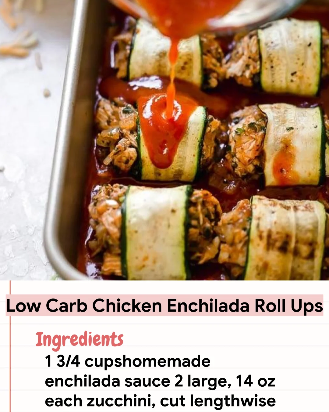 Low Carb Recipe Low Carb Chicken Enchilada Roll Ups