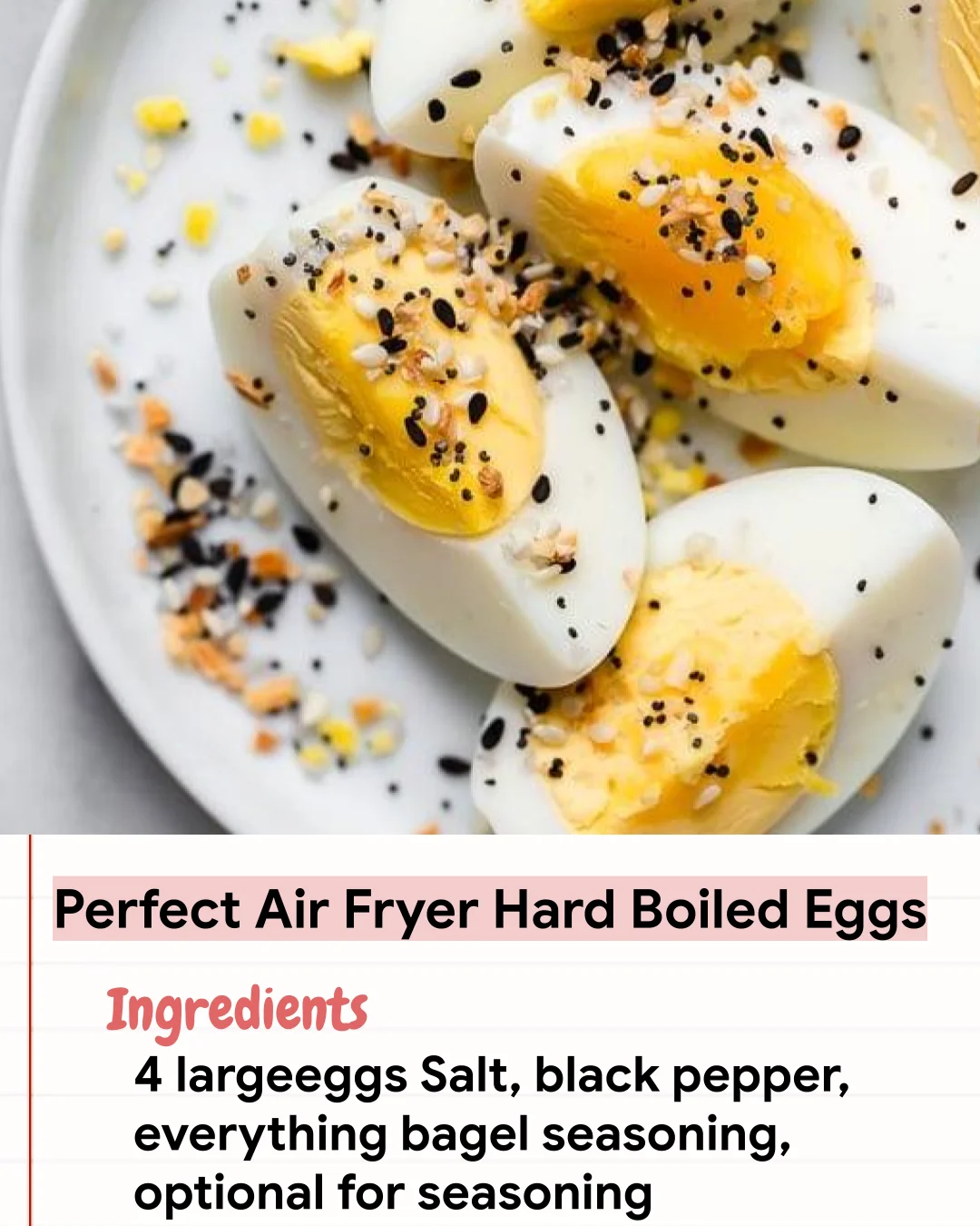 Low Carb Recipe Perfect Air Fryer Hard Boiled Eggs