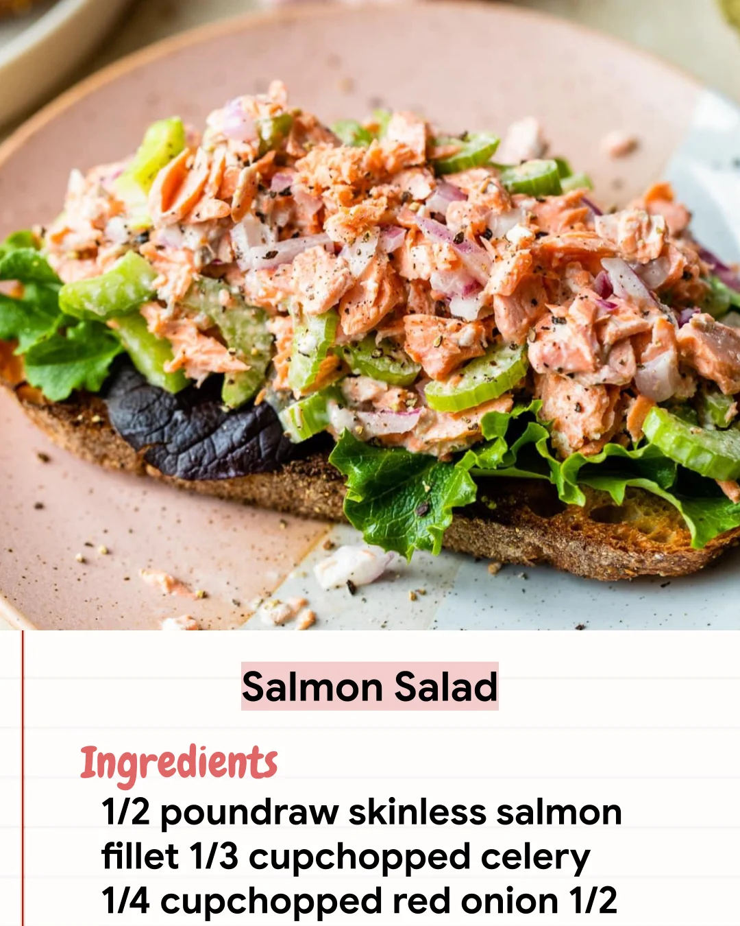 Low Carb Recipe Salmon Salad