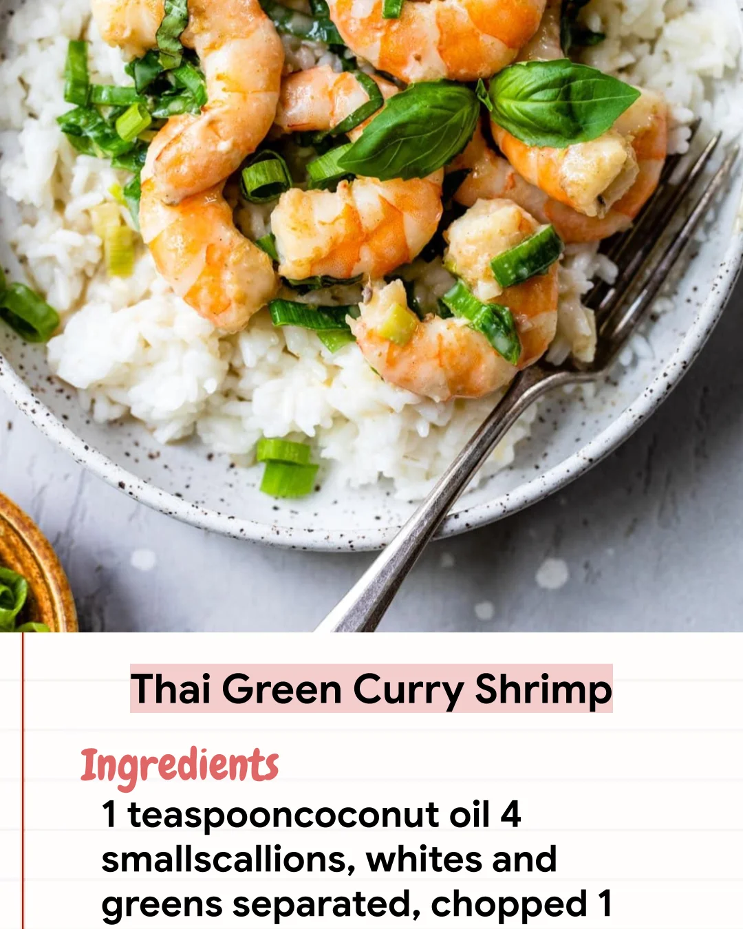 Low Carb Recipe Thai Green Curry Shrimp