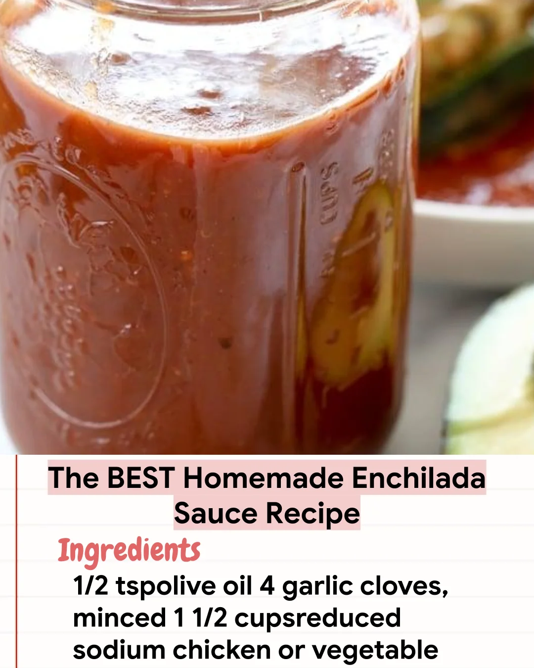 Low Carb Recipe The BEST Homemade Enchilada Sauce Recipe