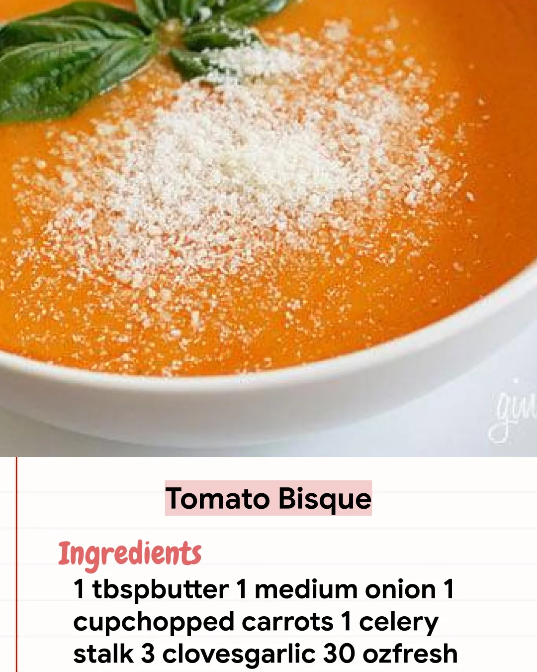 Low Carb Recipe Tomato Bisque