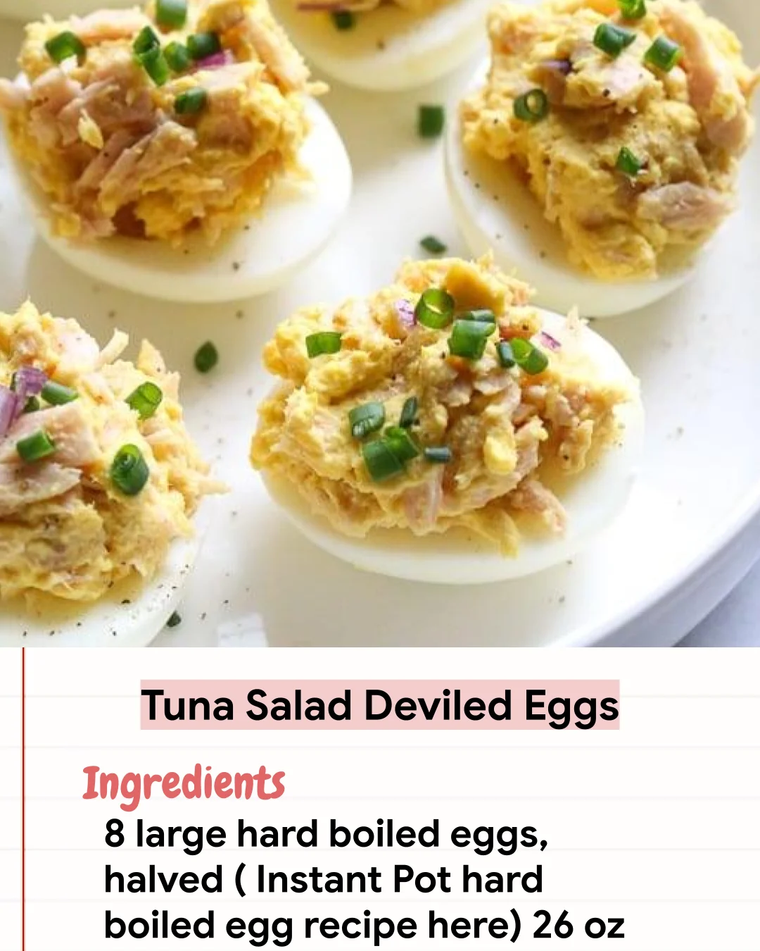 Low Carb Recipe Tuna Salad Deviled Eggs