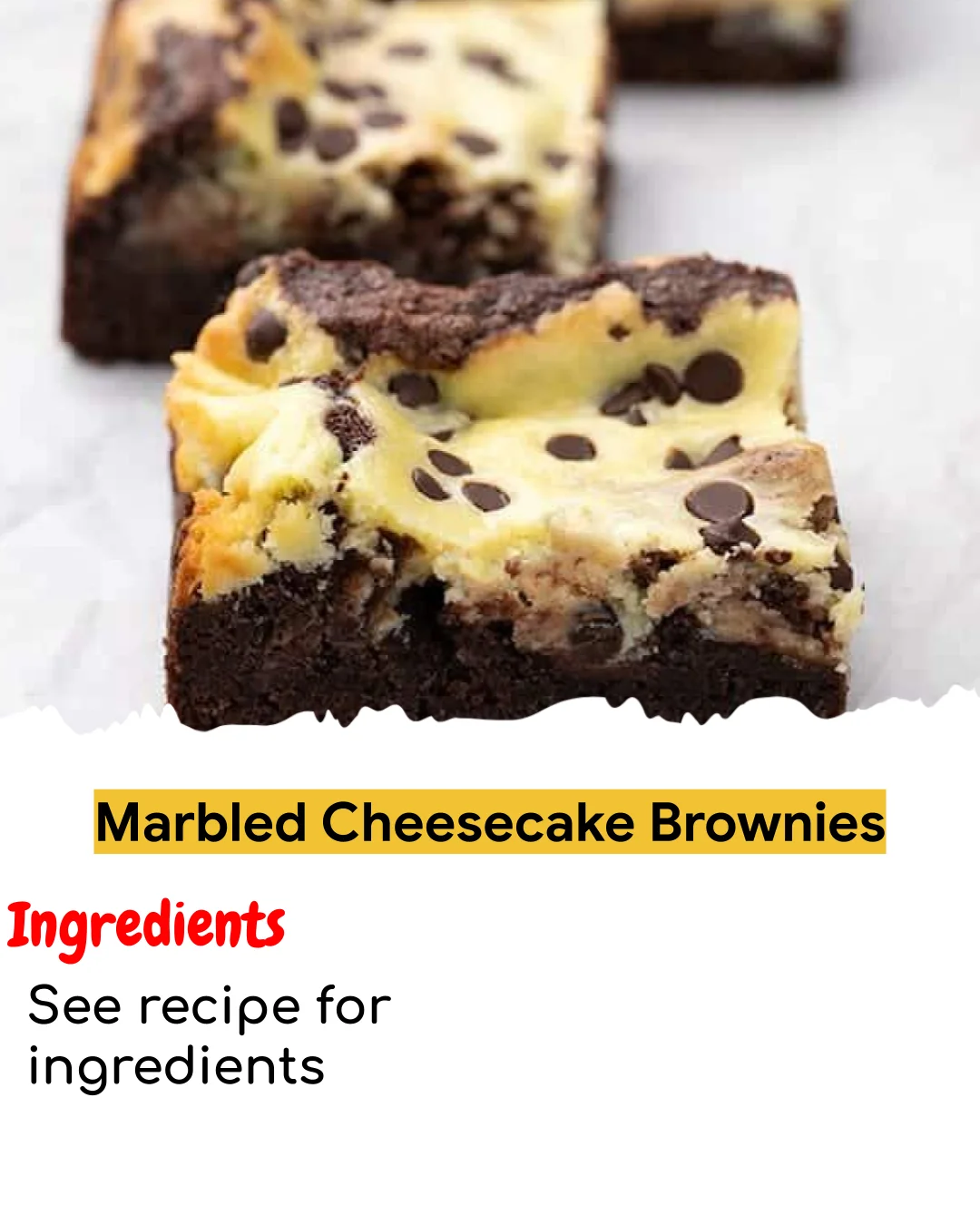 Marbled Cheesecake Brownies (Meal Prep Friendly)