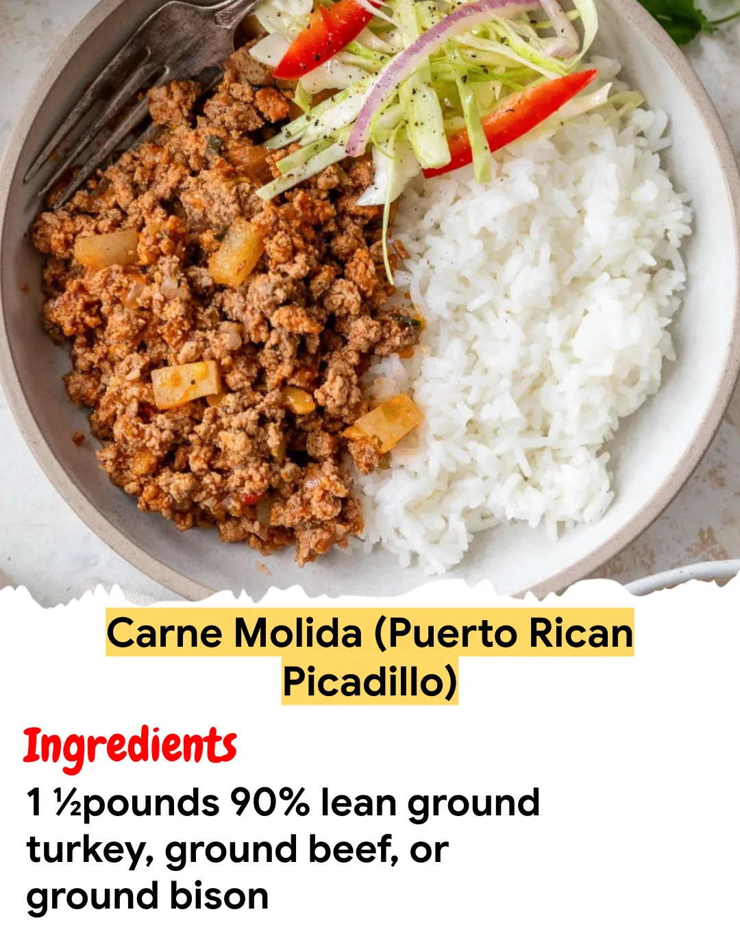 Meal Prep Recipe Carne Molida (Puerto Rican Picadillo)