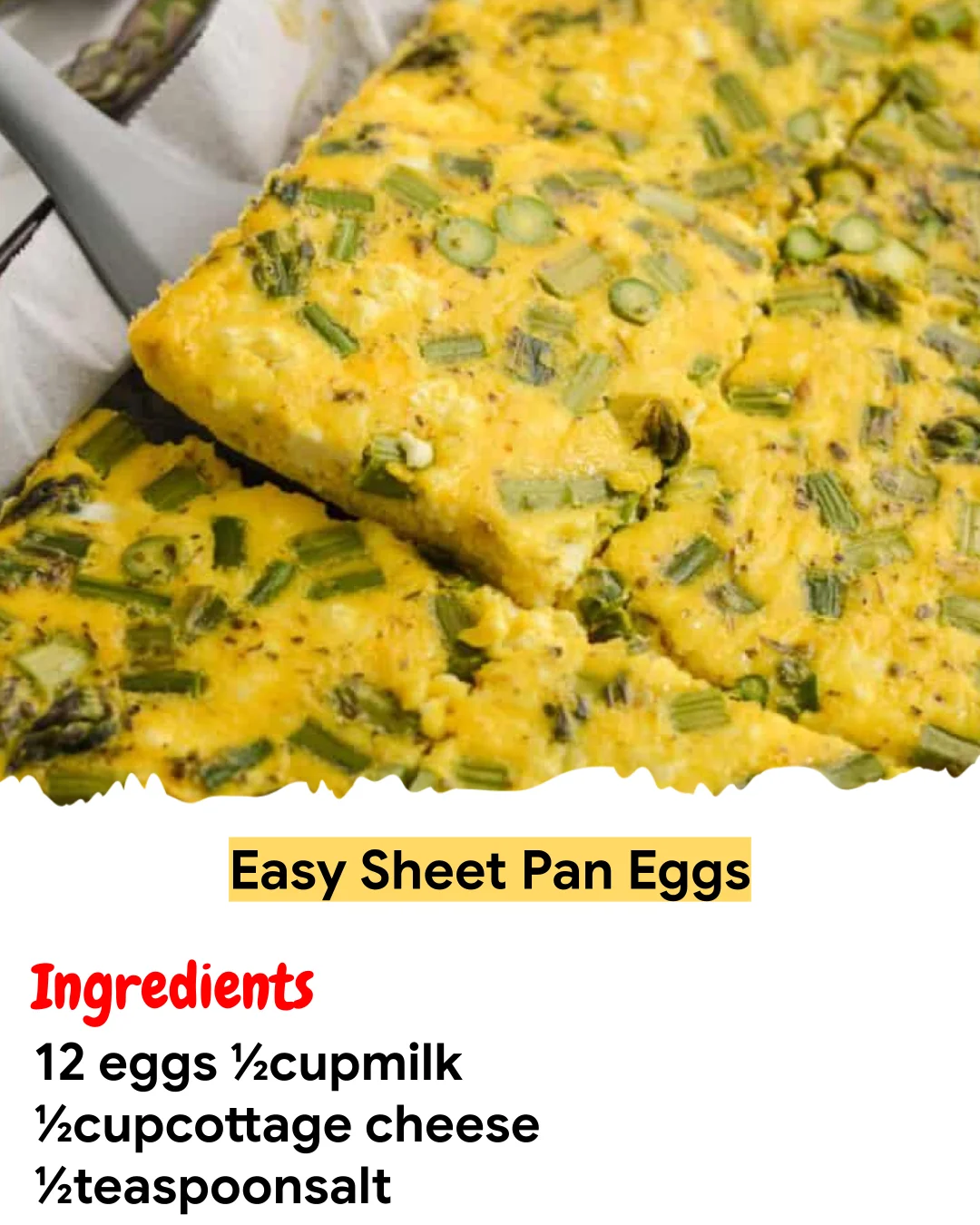 Meal Prep Recipe Easy Sheet Pan Eggs