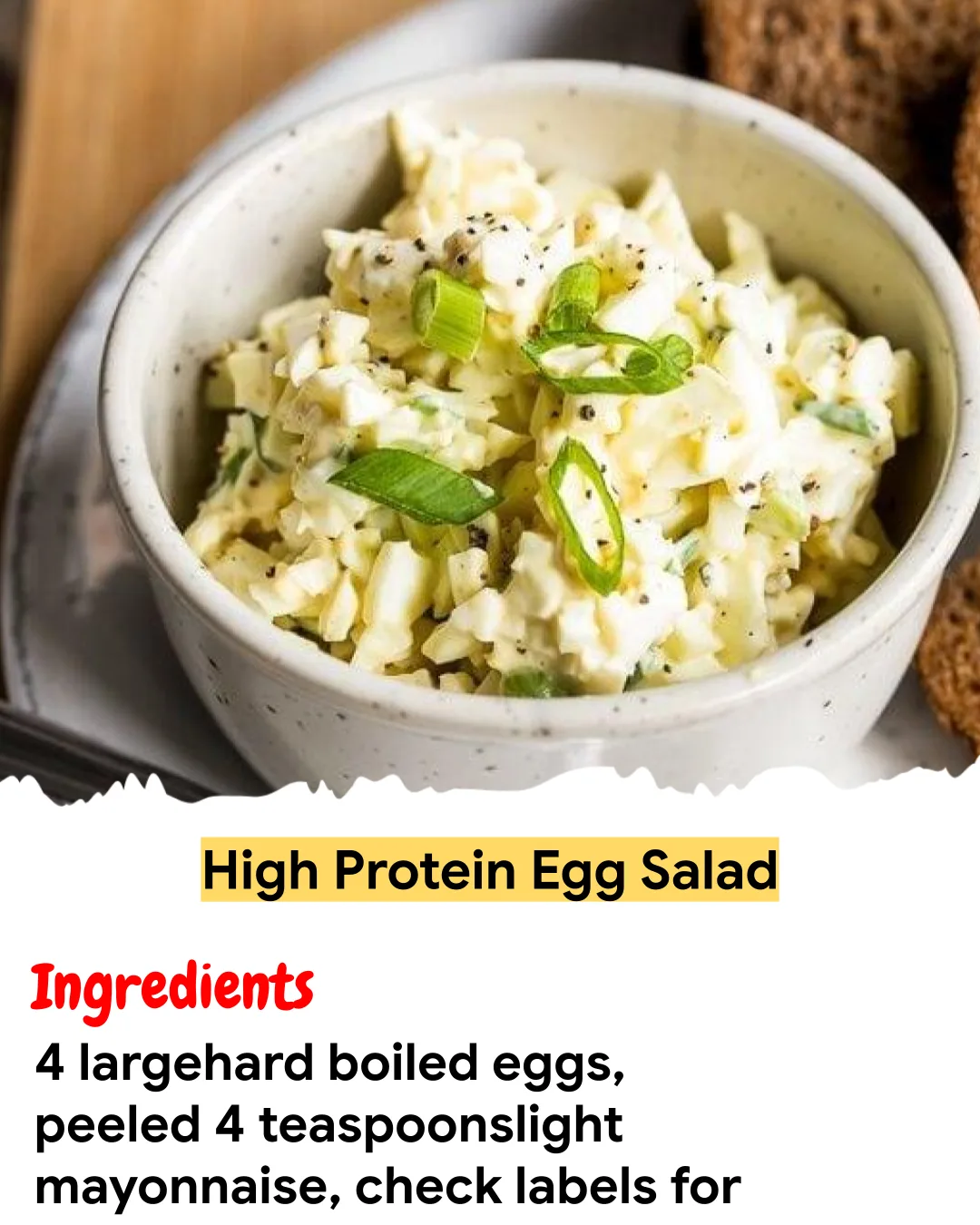 Meal Prep Recipe High Protein Egg Salad