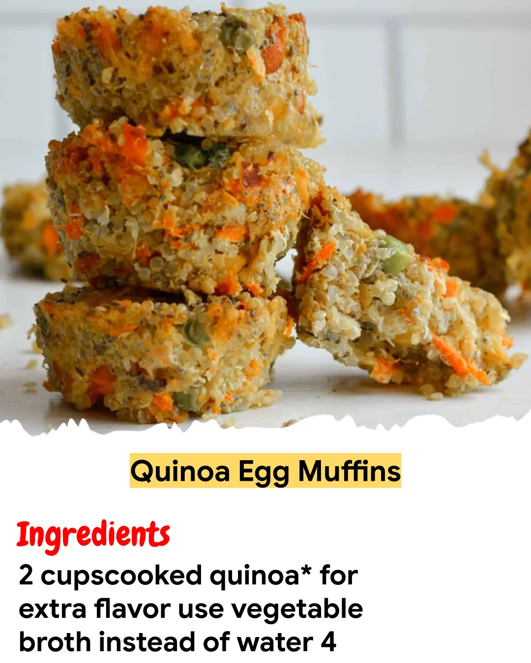 Meal Prep Recipe Quinoa Egg Muffins