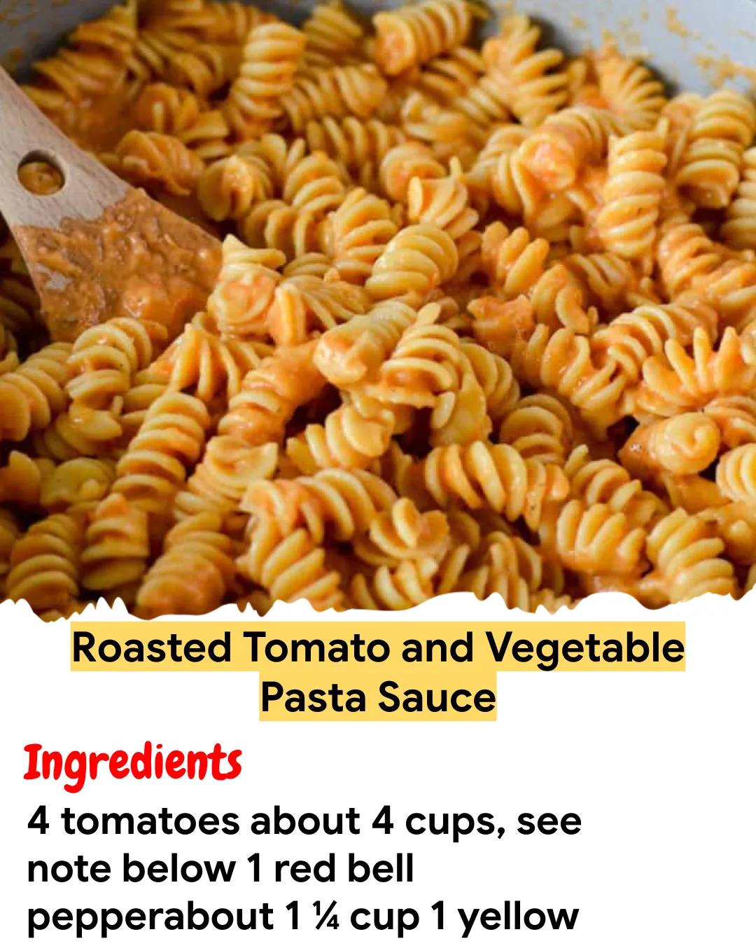 Meal Prep Recipe Roasted Tomato and Vegetable Pasta Sauce