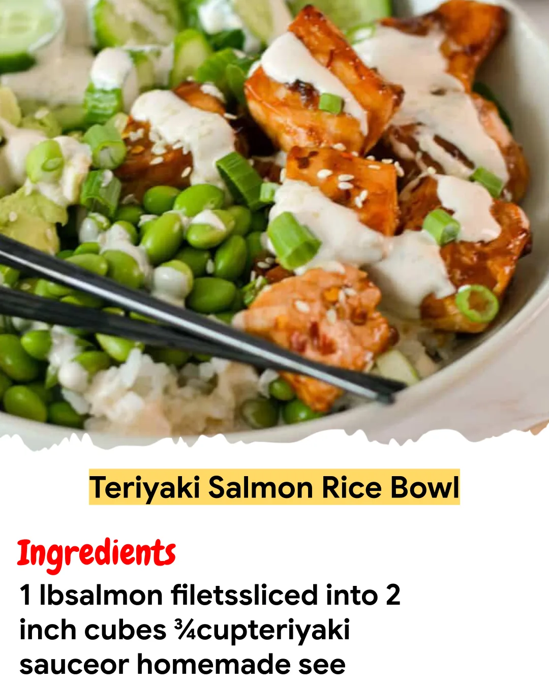 Meal Prep Recipe Teriyaki Salmon Rice Bowl