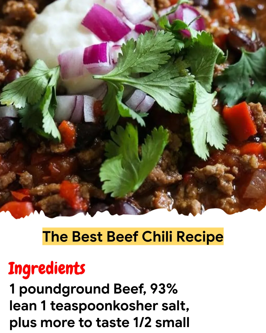 Meal Prep Recipe The Best Beef Chili Recipe