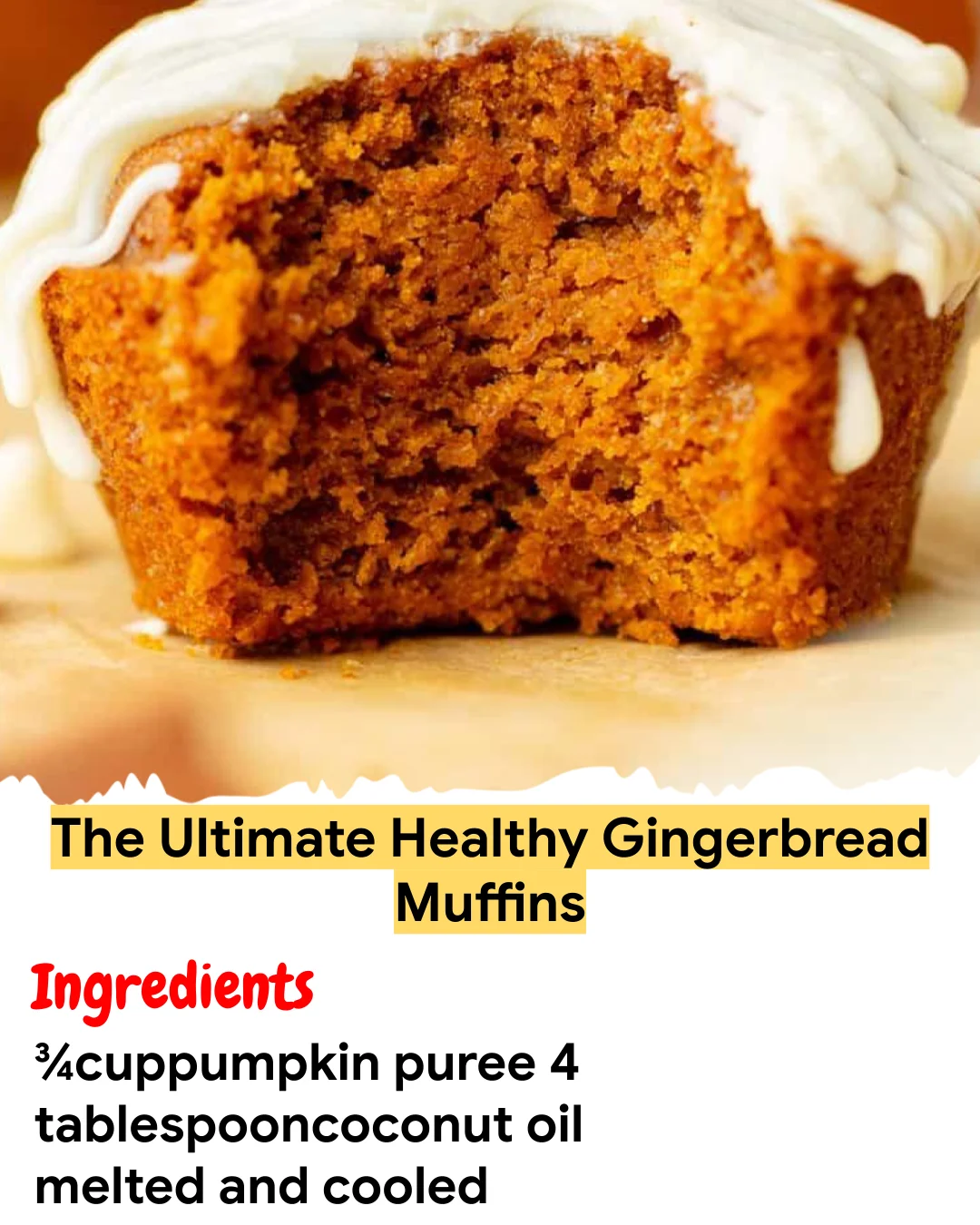 Meal Prep Recipe The Ultimate Healthy Gingerbread Muffins