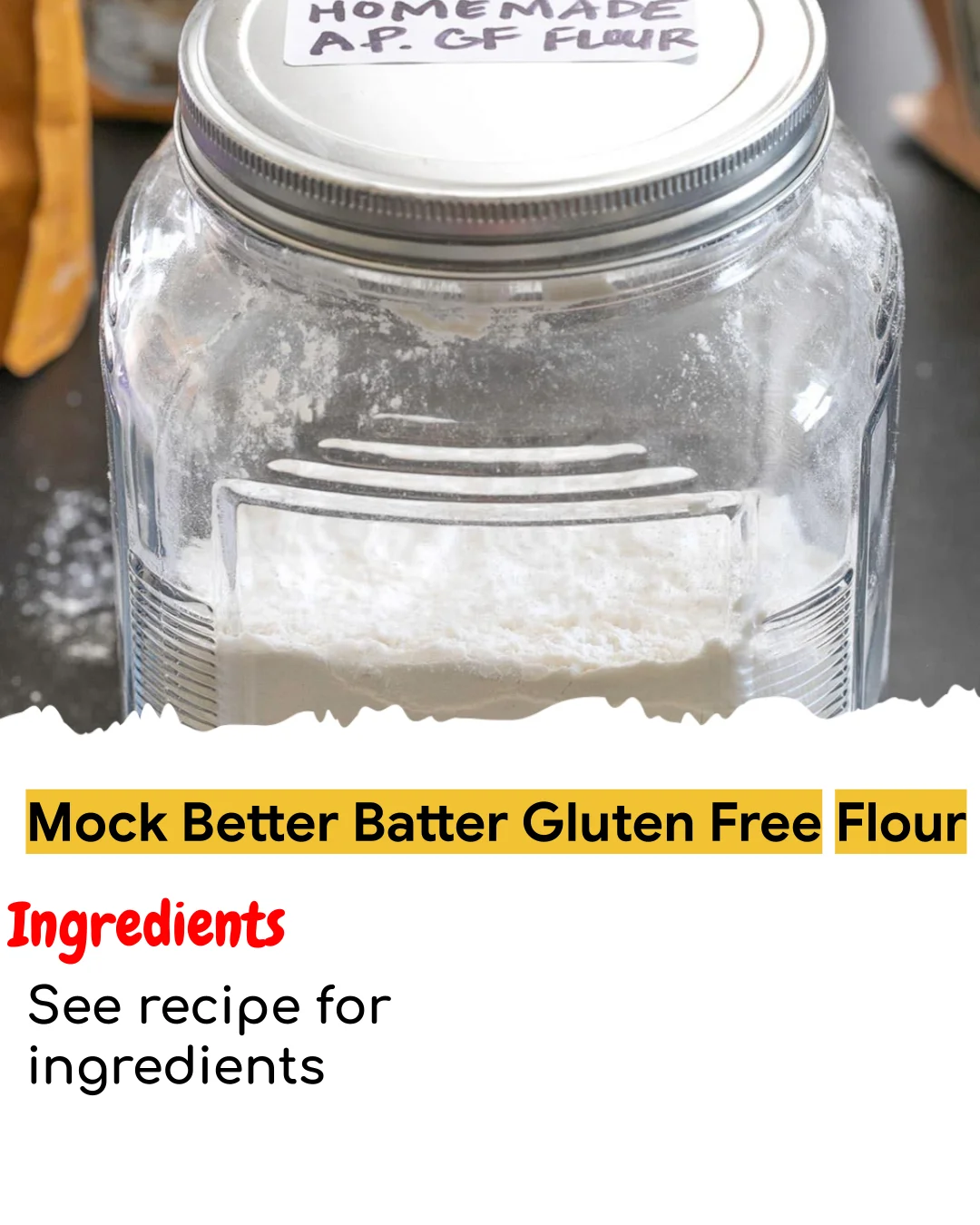 Mock Better Batter Gluten Free Flour (Meal Prep Friendly)