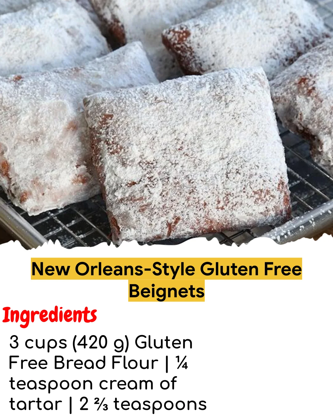 New Orleans-Style Gluten Free Beignets (Tested 10+ Times)