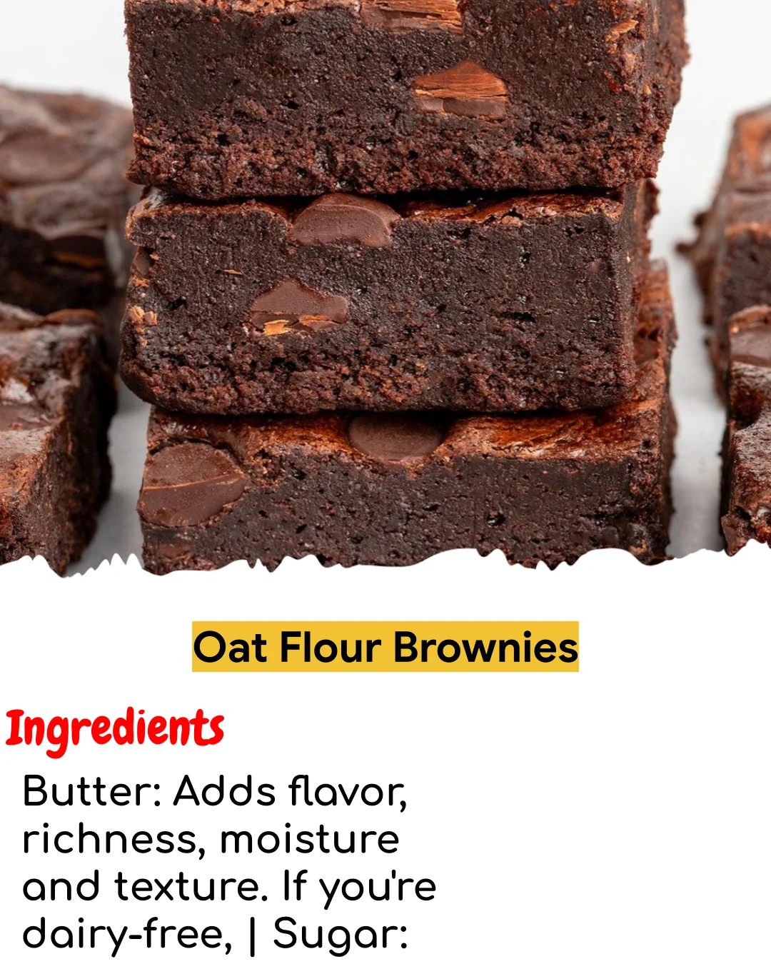 Oat Flour Brownies (Meal Prep Friendly)