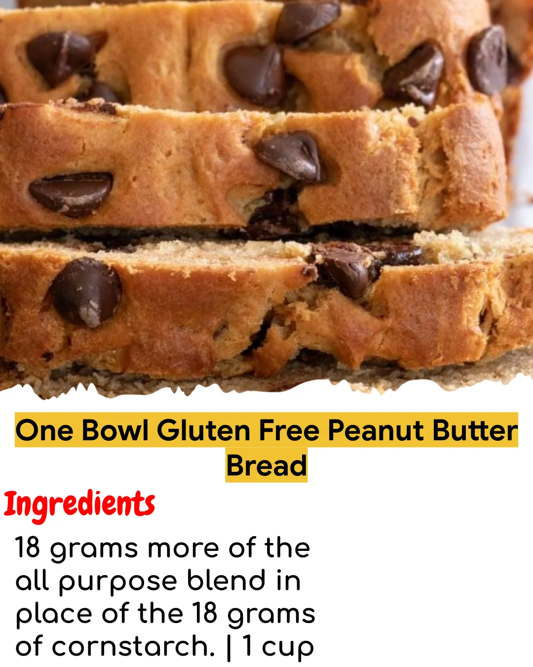 One Bowl Gluten Free Peanut Butter Bread (Easy 60-Minute)