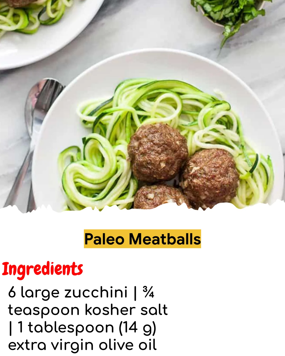 Paleo Meatballs (Chef-Developed)