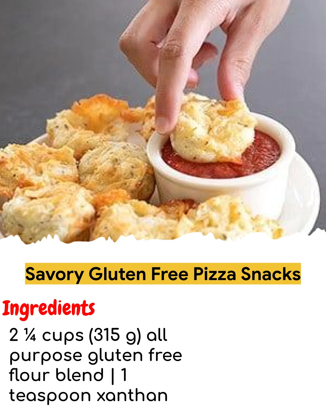 Savory Gluten Free Pizza Snacks (Chef-Developed)