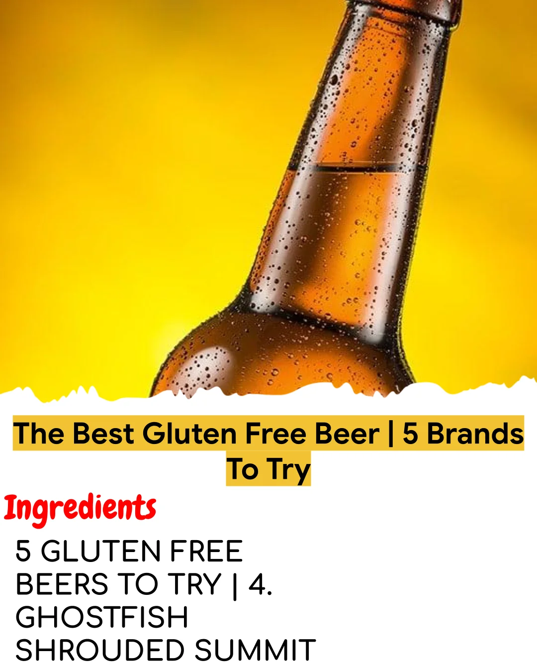 The Best Gluten Free Beer | 5 Brands To Try (Tested 10+ Times)