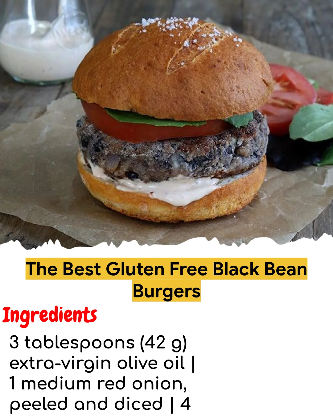The Best Gluten Free Black Bean Burgers (Meal Prep Friendly)