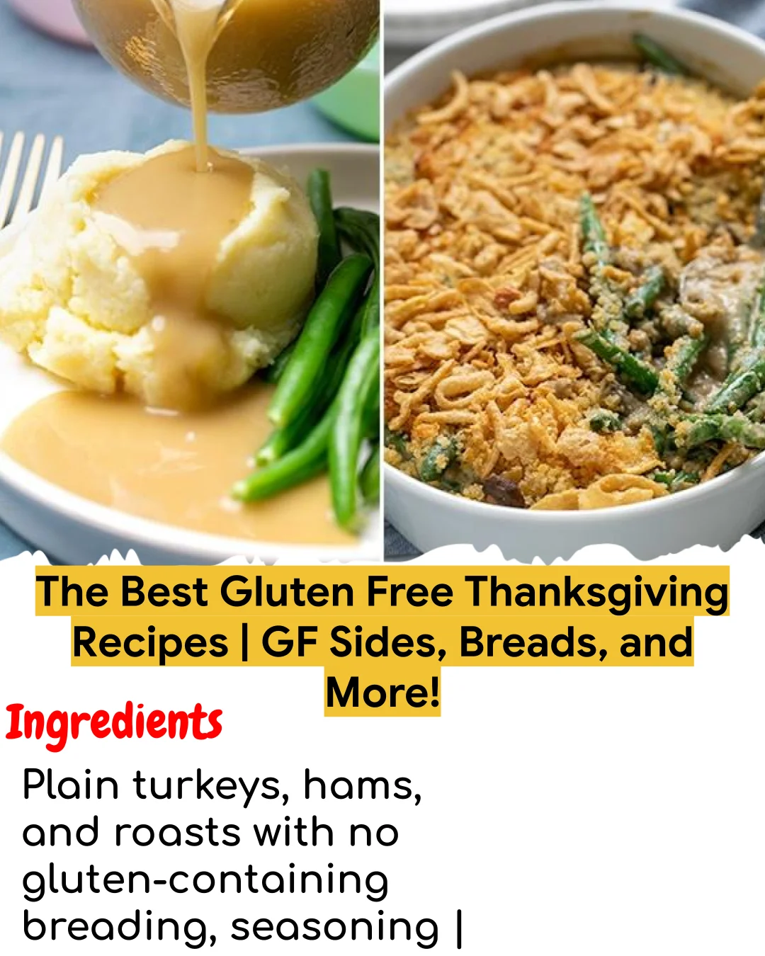 The Best Gluten Free Thanksgiving Recipes | GF Sides, Breads, and More! (Easy 60-Minute)