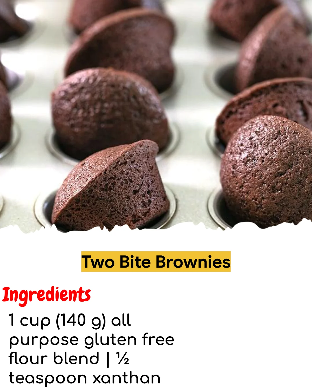 Two Bite Brownies (Easy 60-Minute)
