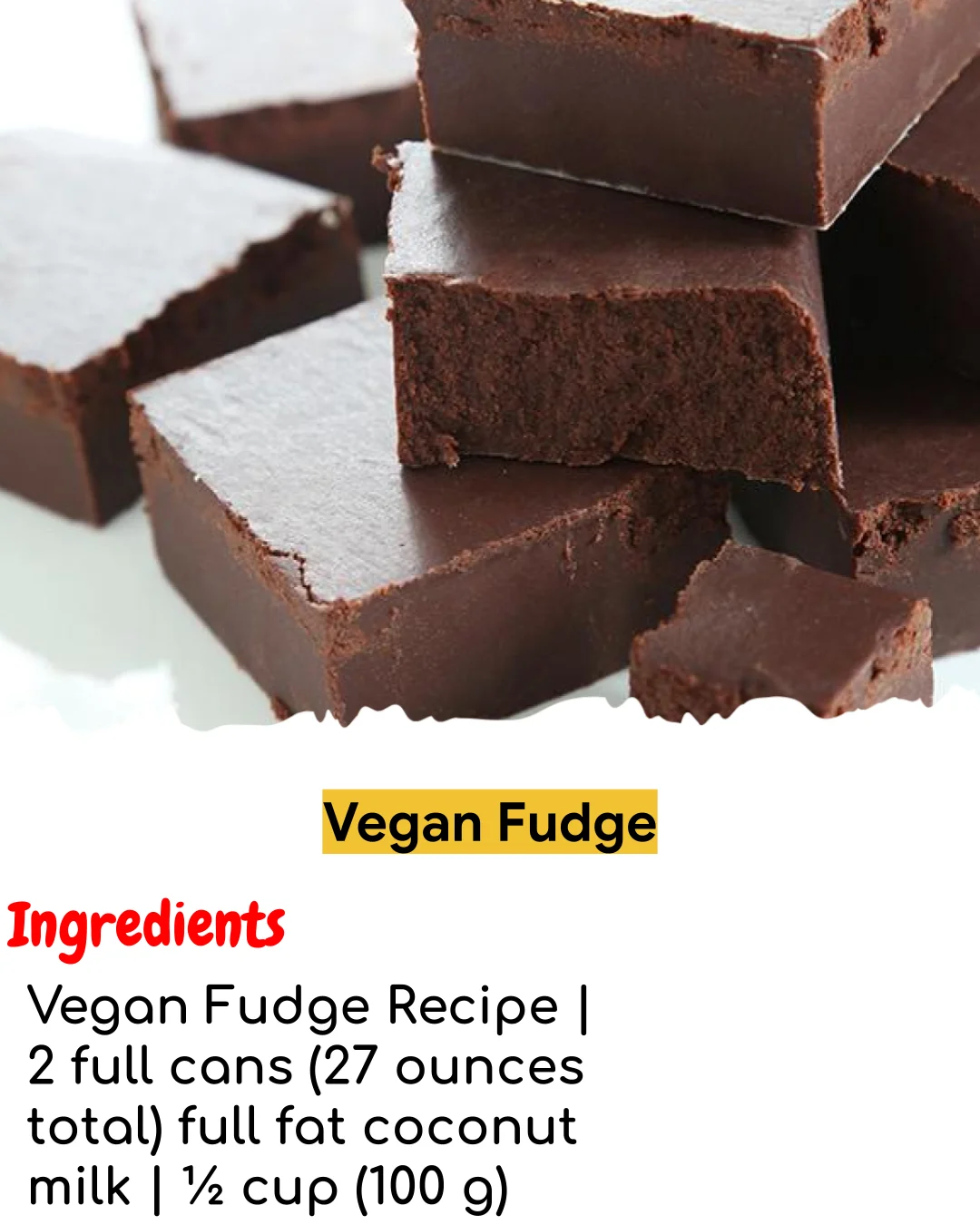 Vegan Fudge (Meal Prep Friendly)
