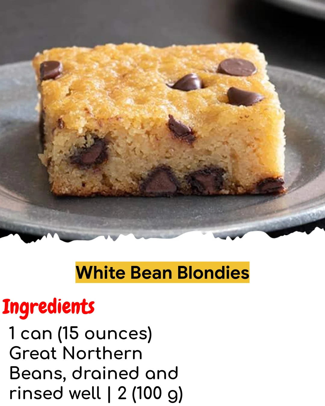 White Bean Blondies (Chef-Developed)