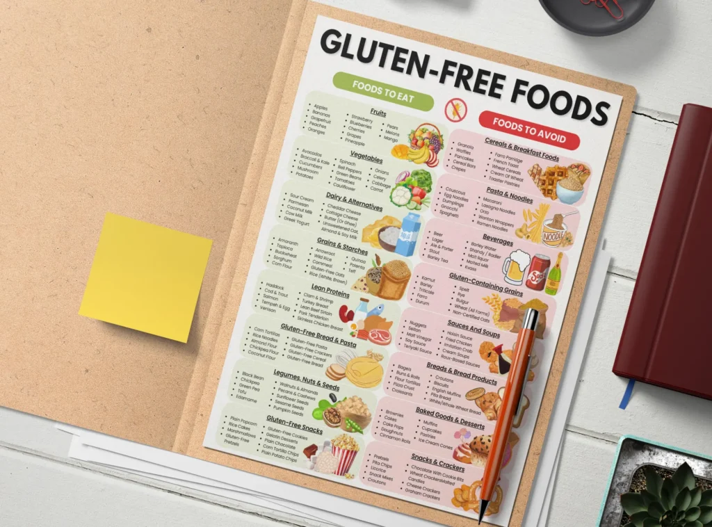 Printable Gluten Free Food List