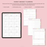 Digital Budget Planner, Digital Financial Budget Planner, Digital Finance Planner, Finance Tracker, Undated Budget Planner,GoodNotes Planner