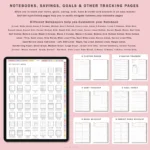 Digital Budget Planner, Digital Financial Budget Planner, Digital Finance Planner, Finance Tracker, Undated Budget Planner,GoodNotes Planner