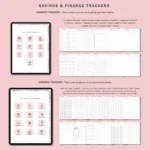 Digital Budget Planner, Digital Financial Budget Planner, Digital Finance Planner, Finance Tracker, Undated Budget Planner,GoodNotes Planner