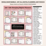 Digital Budget Planner, Digital Financial Budget Planner, Digital Finance Planner, Finance Tracker, Undated Budget Planner,GoodNotes Planner