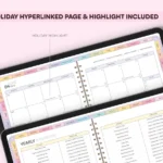 All-in-One Digital Planner 2026, 2027, 2028 Digital Planner, Digital Journal, Digital Goodnotes Template