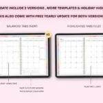 All-in-One Digital Planner 2026, 2027, 2028 Digital Planner, Digital Journal, Digital Goodnotes Template