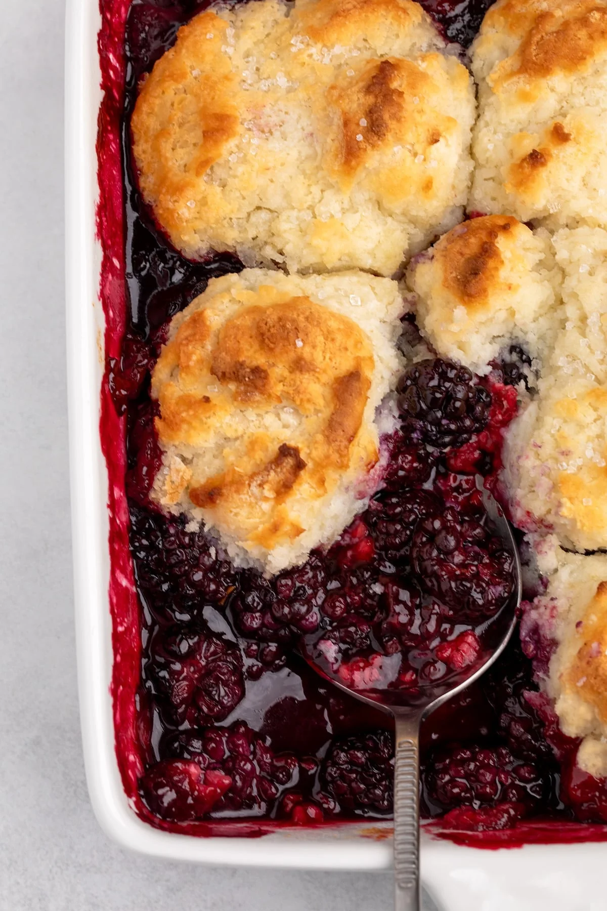 Gluten Free Blackberry Cobbler