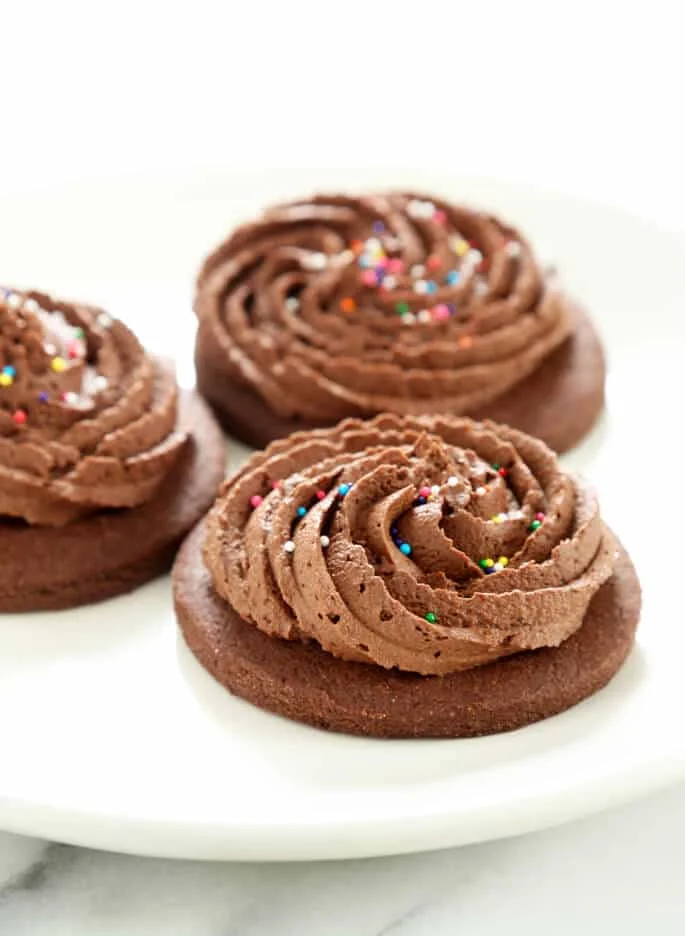 Soft Gluten Free Chocolate Cutout Cookies