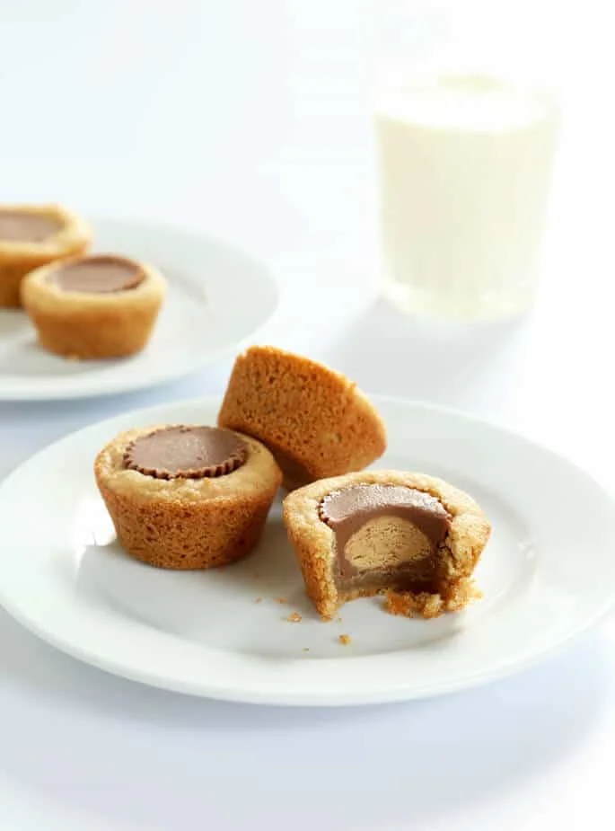 Classic Gluten Free Peanut Butter Cup Cookies