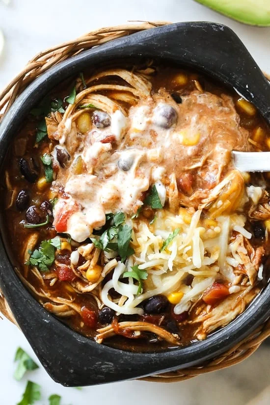 Instant Pot Chicken Taco Chili