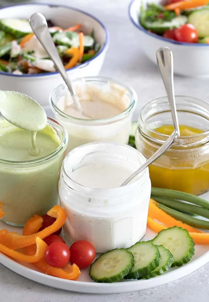 Easy Homemade Gluten Free Salad Dressings