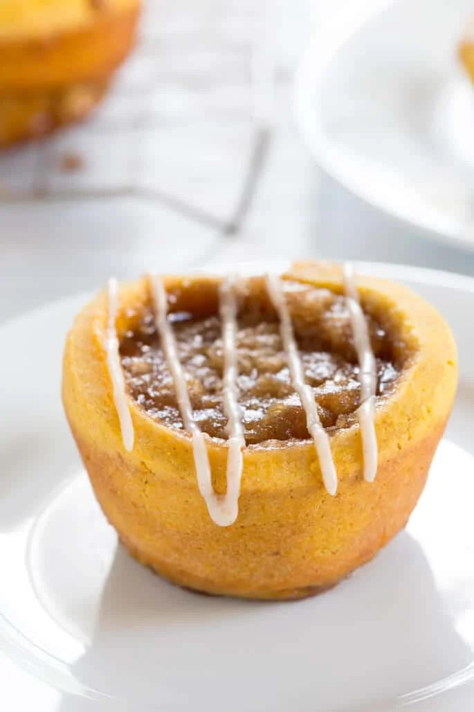 Yeast Free Gluten Free Pumpkin Cinnamon Rolls
