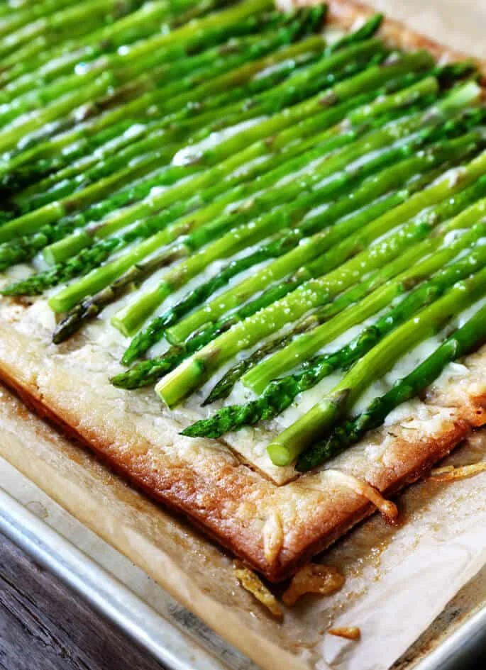 Easy Gluten Free Asparagus Tart