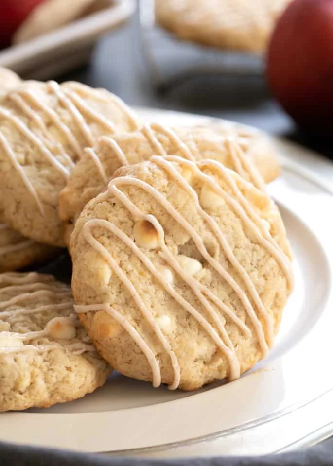 Gluten Free Apple Cookies | Thick & Chewy