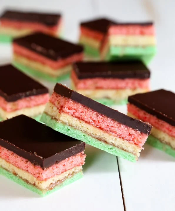 Gluten Free Rainbow Cookies