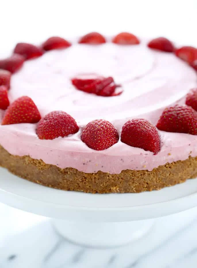 Gluten Free Strawberry Cheesecake